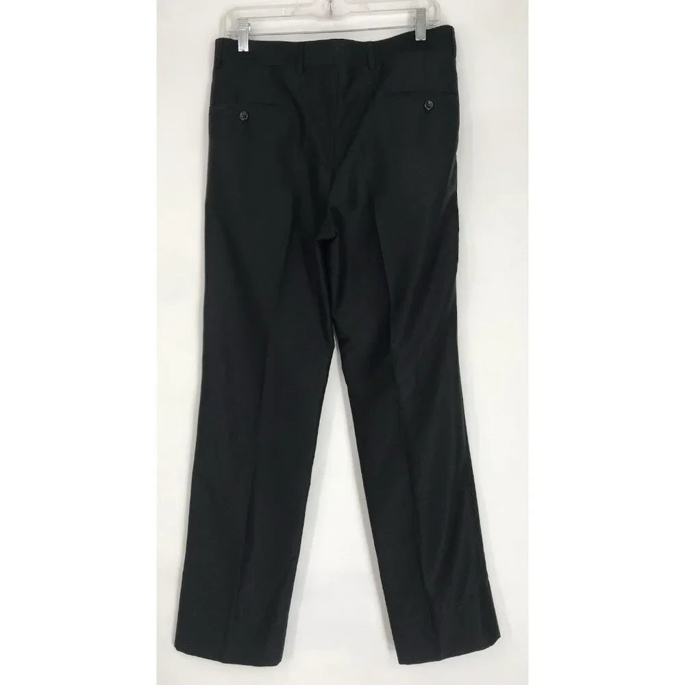 Giovanni Testi Dress‎ Pants Size Size 32 Regular Black Trousers